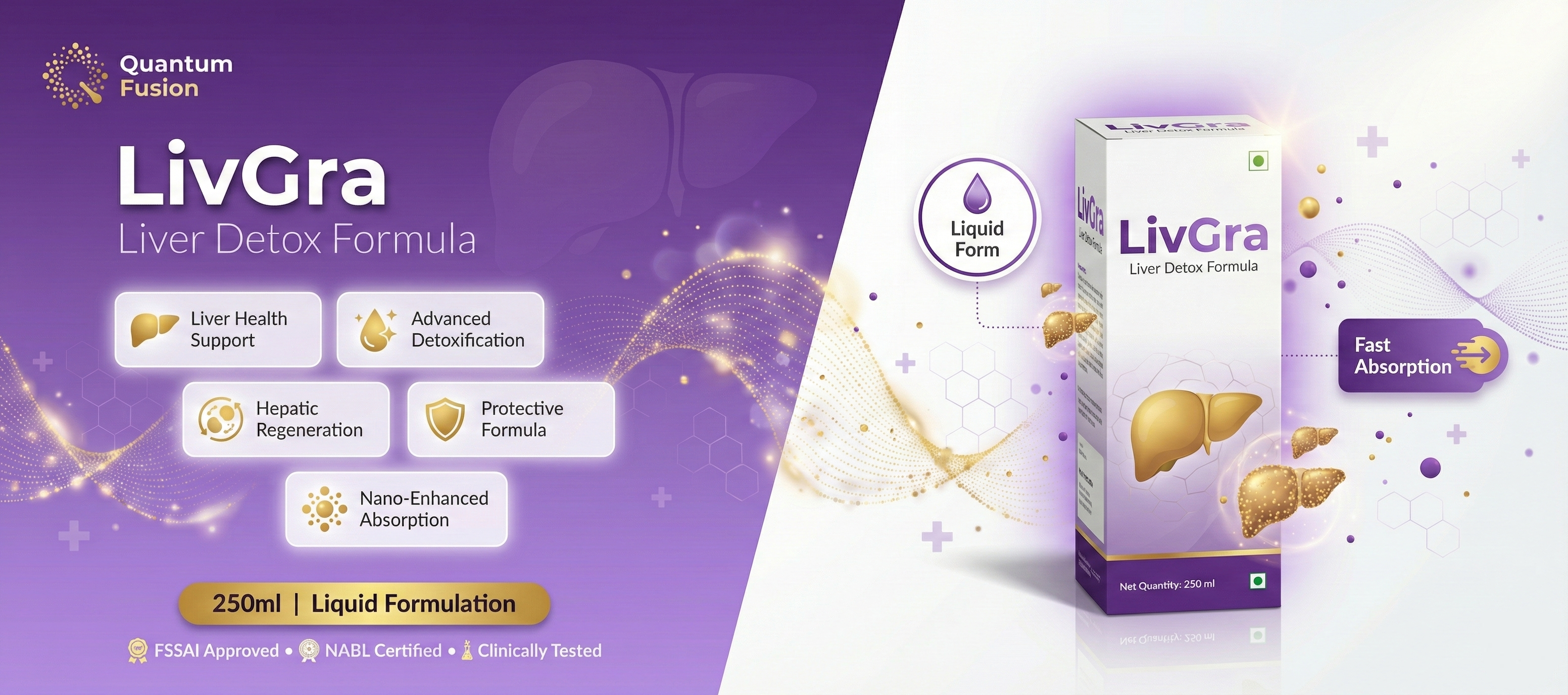 LivGra (250ml) Quantum Fusion Quantum Nano Medicine Manufacturer